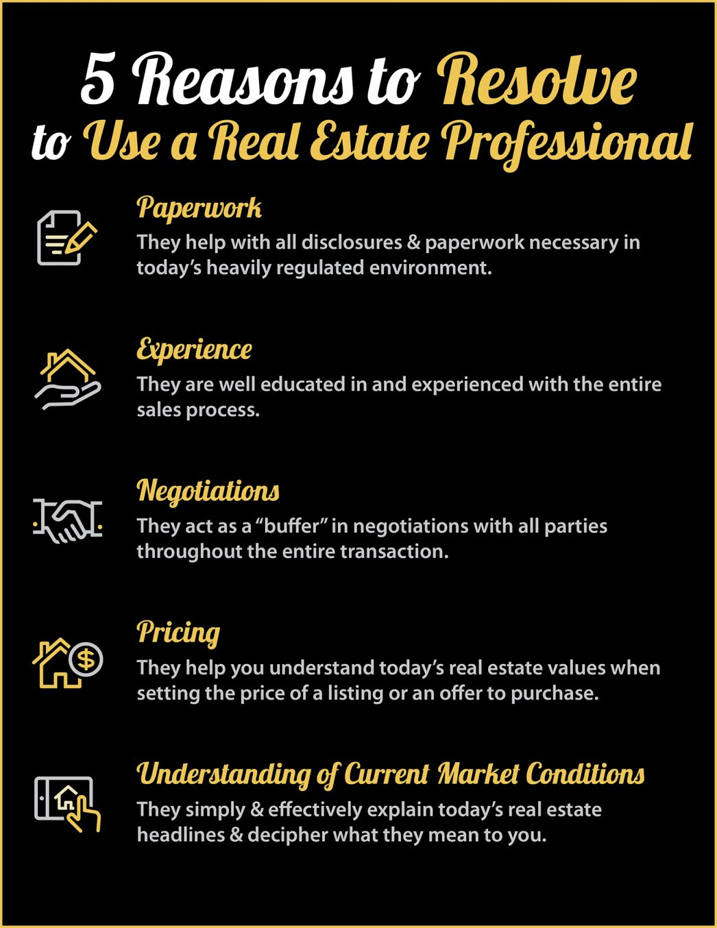 5 Reasons to Resolve to Hire a Real Estate Professional [INFOGRAPHIC] | MyKCM